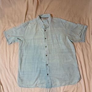 Sky Blue Men's Casual Button Down Shirt 100% cotton